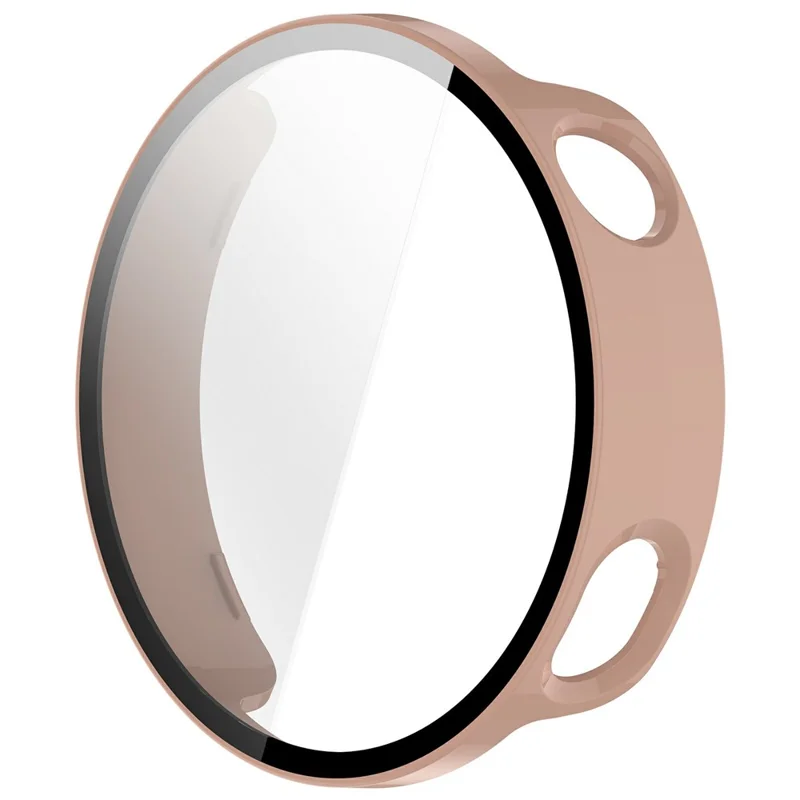 For Xiaomi Watch S4 41mm Hard PC Watch Case with Tempered Glass Screen Film - Pink