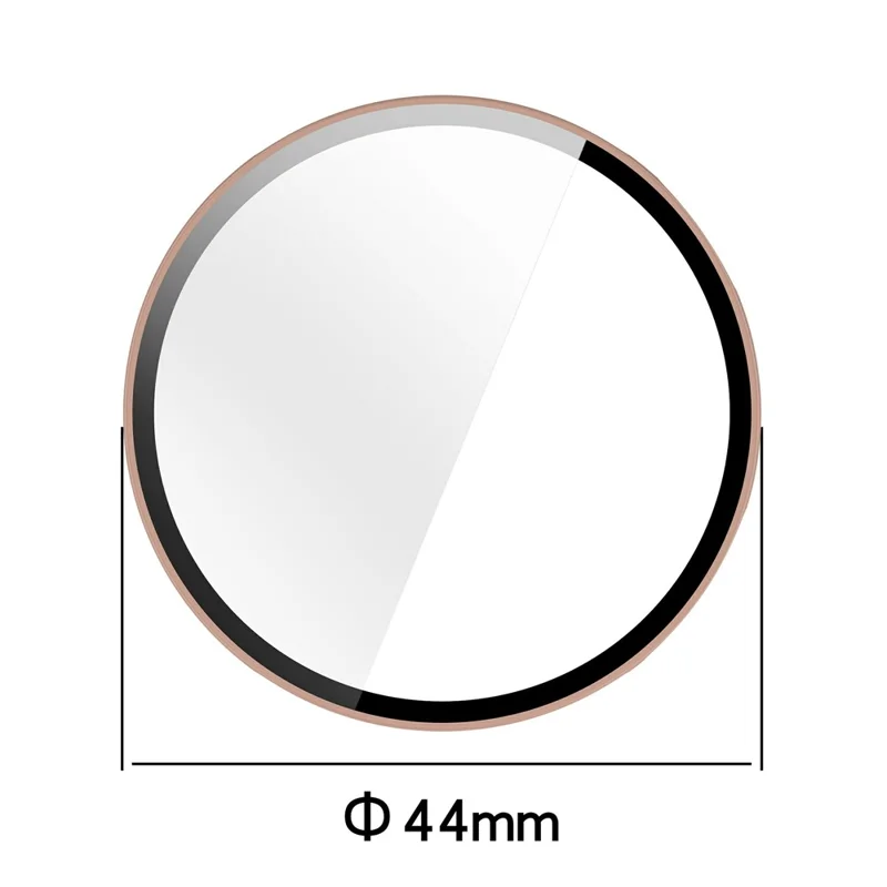 For Xiaomi Watch S4 41mm Hard PC Watch Case with Tempered Glass Screen Film - Pink