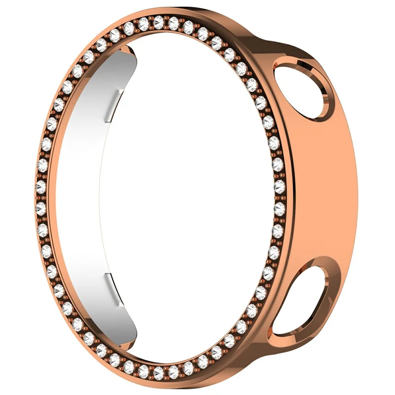 For Xiaomi Watch S4 41mm PC Case Rhinestone Decor Smartwatch Protective Cover - Rose Gold