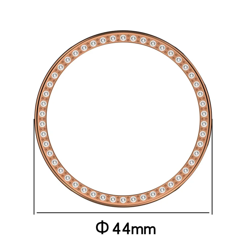 Pour Xiaomi Watch S4 41mm Étui en PC Décoration de strass Montre connectée Housse de protection - Transparent