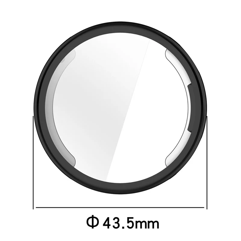 For Xiaomi Watch S4 41mm Watch Case Full Protection Scratch Resistant TPU Cover - Black