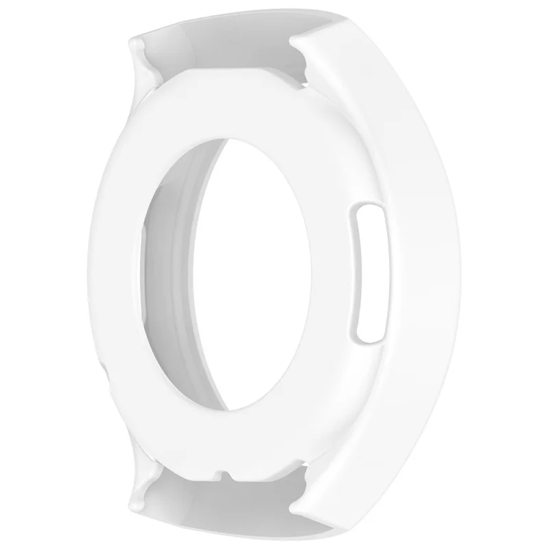 For Huawei Watch 5 42mm Watch Case Silicone Shockproof Bumper Frame - White