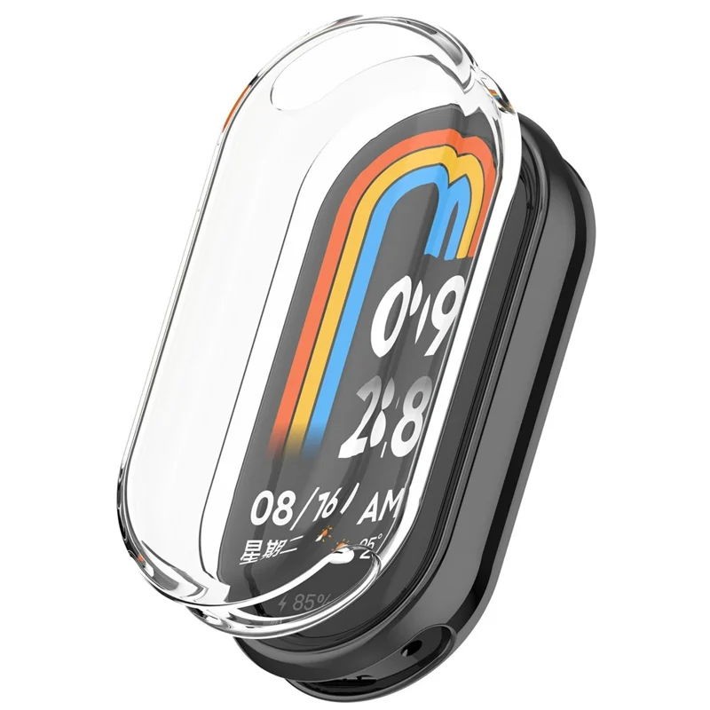 For Xiaomi Smart Band 10 / 10 NFC Watch Case Transparent TPU Full Cover Protector