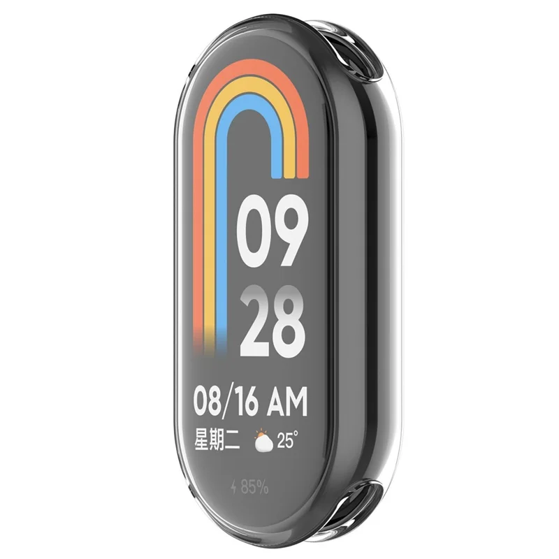 For Xiaomi Smart Band 10 / 10 NFC Watch Case Transparent TPU Full Cover Protector