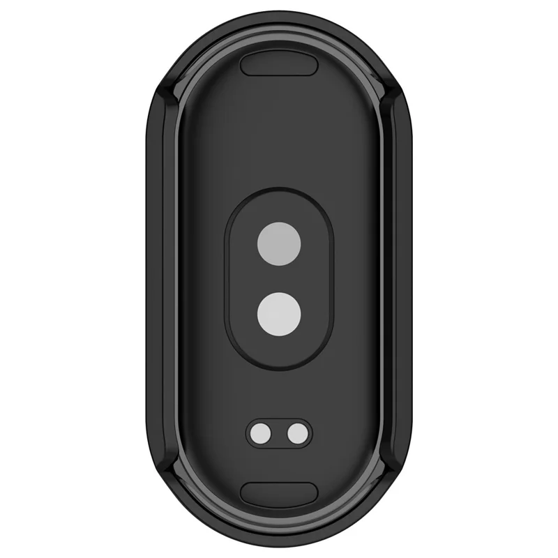 Pour Xiaomi Smart Band 10 / 10 NFC Étui de montre Décoration de strass Boîtier de montre électrolytique creux - Noir
