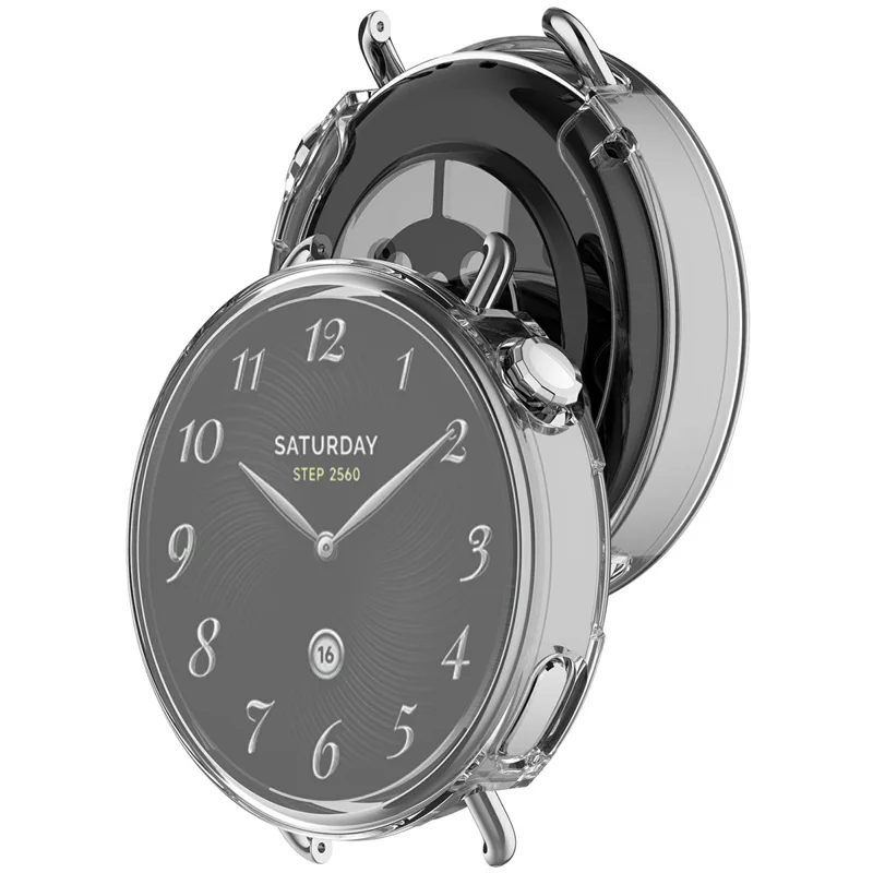 For Xiaomi Watch S4 41mm Watch Case Transparent TPU Full Cover Protector