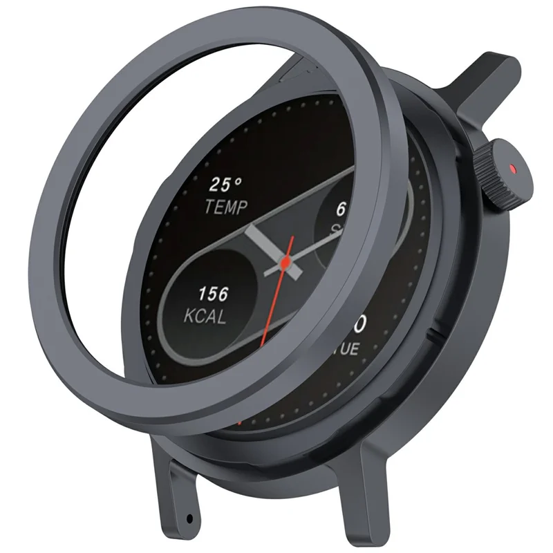 For Nothing CMF Watch Pro 2 Metal Watch Bezel with Screen Protector Flat Design Smartwatch Ring - Grey