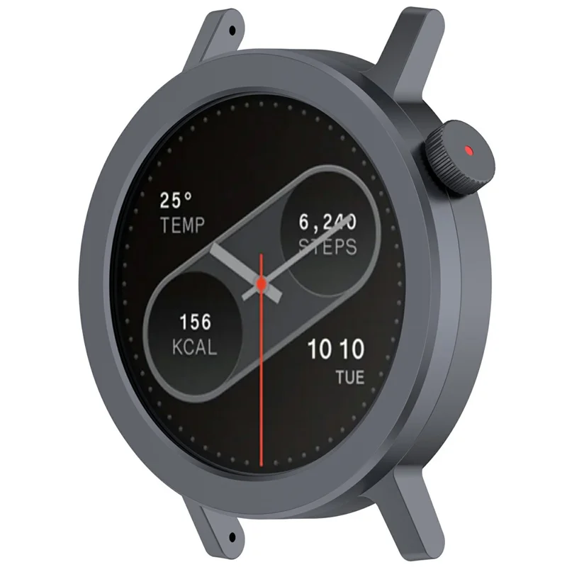 For Nothing CMF Watch Pro 2 Metal Watch Bezel with Screen Protector Flat Design Smartwatch Ring - Grey