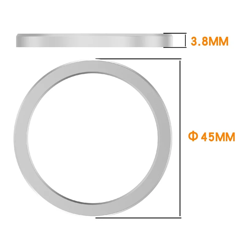 For Nothing CMF Watch Pro 2 Metal Watch Bezel with Screen Protector Flat Design Smartwatch Ring - Grey