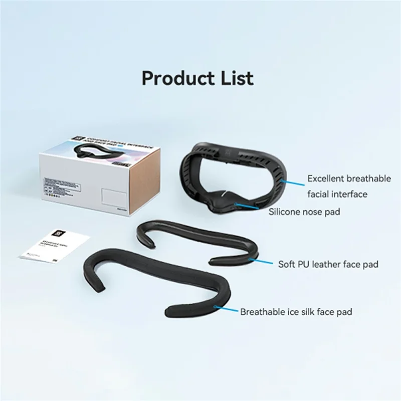 AMVR FC5 For Meta Quest 3S Face Mask VR Headset Cover Ventilated Anti-Fog Cooling