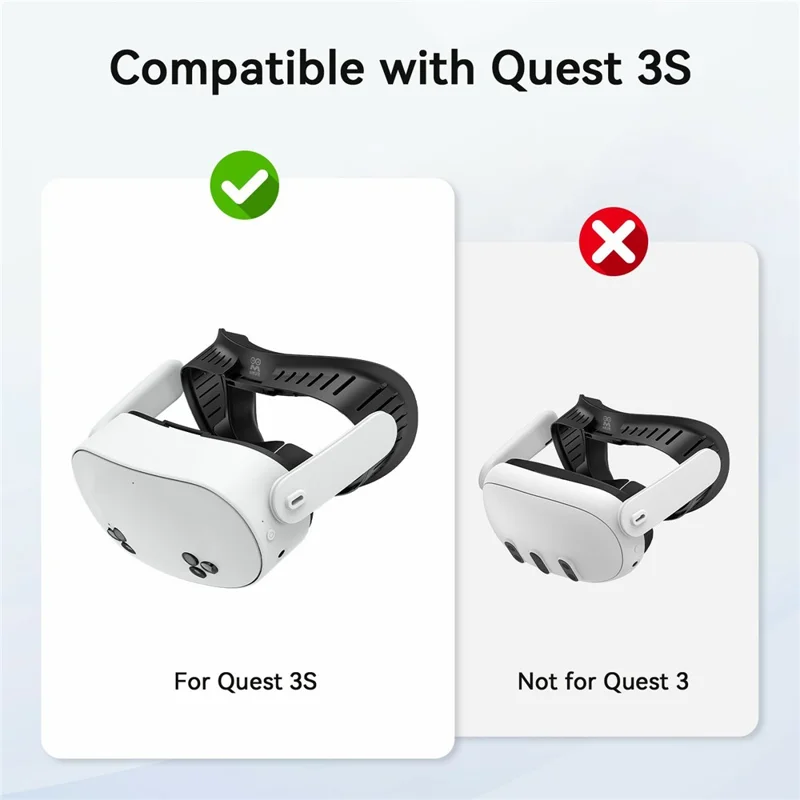 AMVR FC5 For Meta Quest 3S Face Mask VR Headset Cover Ventilated Anti-Fog Cooling