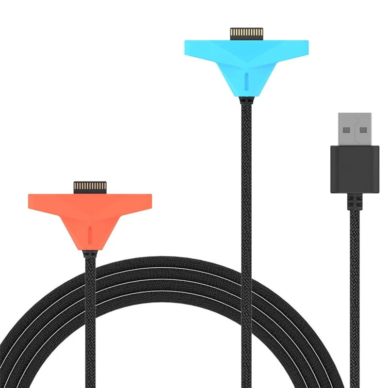 IPEGA PG-SW2227A 2.5m 2 in 1 Magnetic Splitter Charging Cable for Nintendo Switch 2 Left and Right Joy-Con