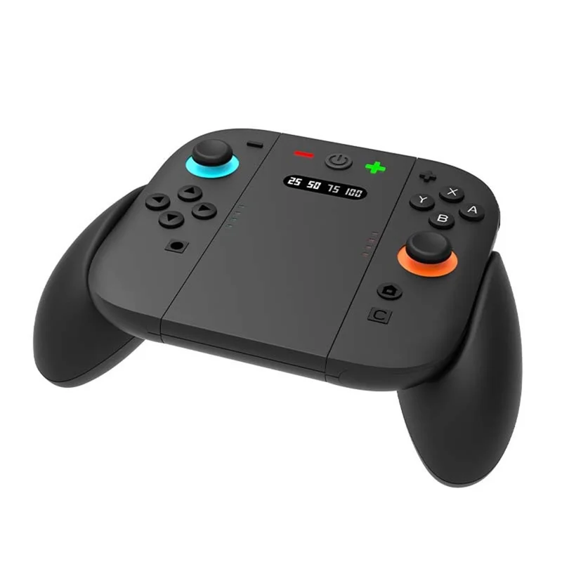 IPLAY HBS-2827 Зарядная рукоятка с док-станцией для двух контроллеров Joy-Con для Nintendo Switch с возможностью отсоединения
