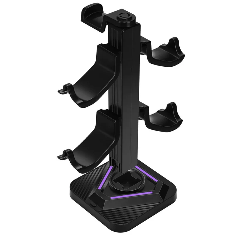 XSX-218 Game Controller Stand Holder Headset Hanger for PS  /  Xbox  /  Switch Universal Controller Display Rack