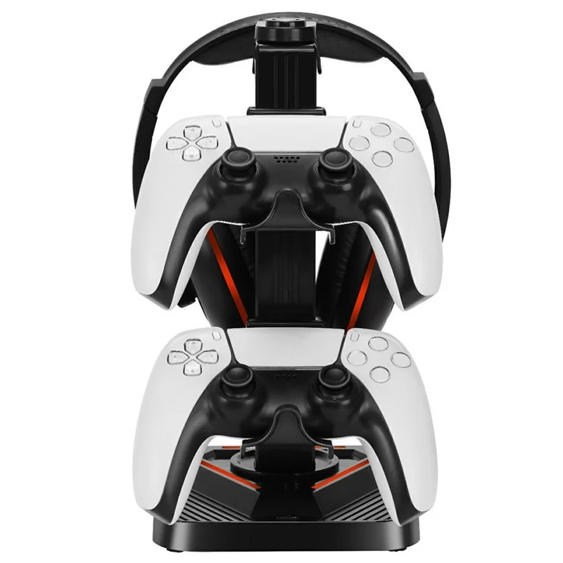 XSX-218 Game Controller Stand Holder Headset Hanger for PS  /  Xbox  /  Switch Universal Controller Display Rack