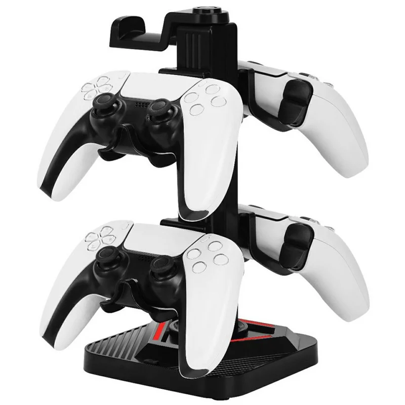XSX-218 Game Controller Stand Holder Headset Hanger for PS  /  Xbox  /  Switch Universal Controller Display Rack
