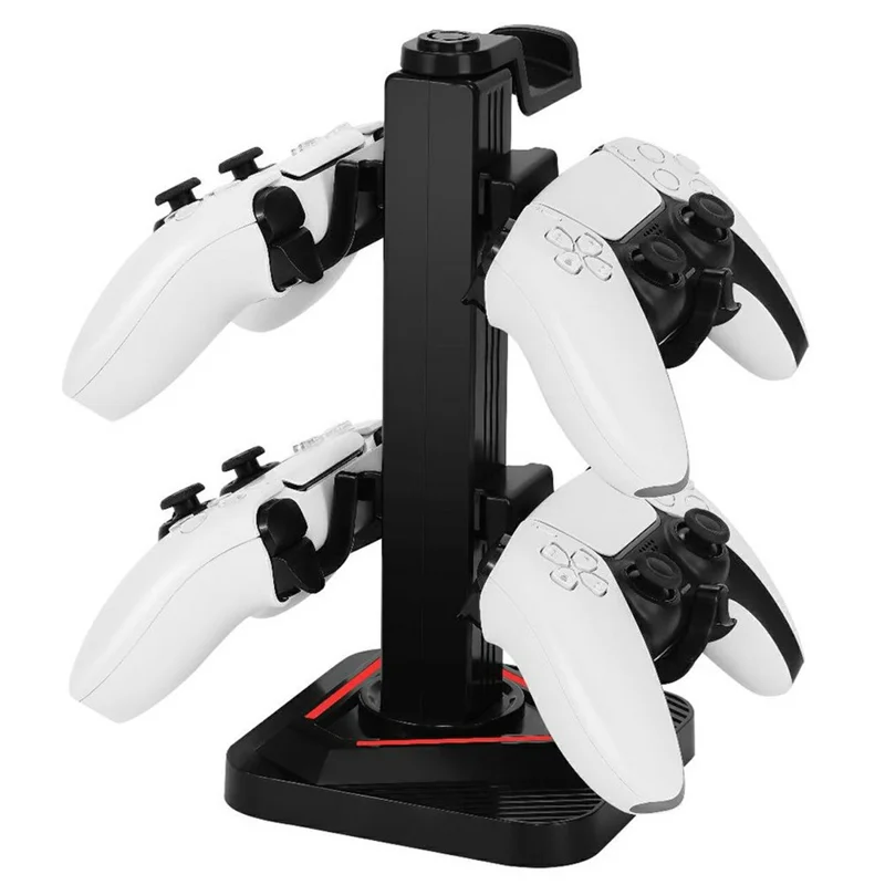 XSX-218 Game Controller Stand Holder Headset Hanger for PS  /  Xbox  /  Switch Universal Controller Display Rack
