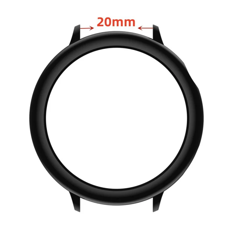 For vivo Watch 5 / iQOO Watch 5 Watch Case Hollow PC Watch Protective Cover - Black
