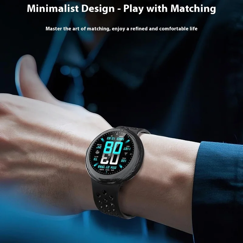 For Google Pixel Watch 4 41mm Case Full Protection Anti Scratch Electroplated TPU Cover - Black