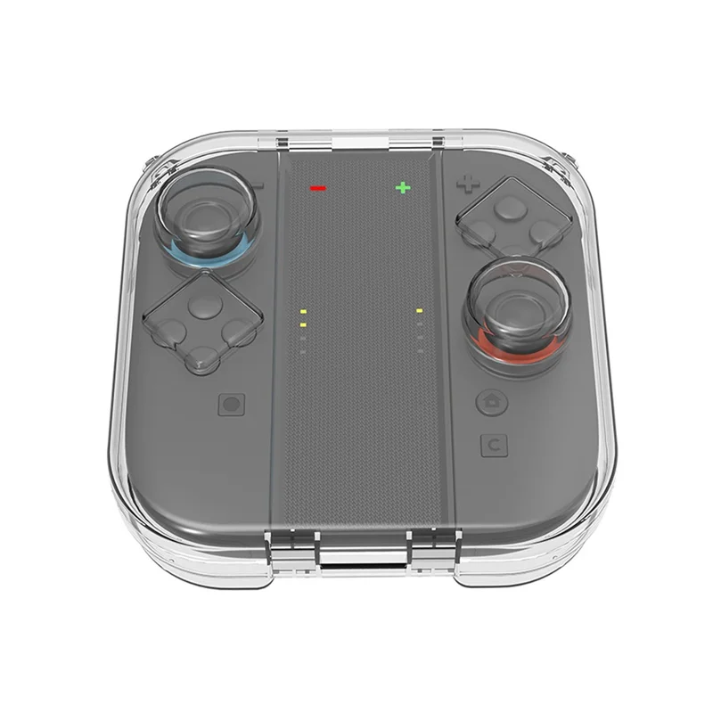 HS-SW2010CR For Nintendo Switch 2 Joy-Con Controller Charging Storage Case Clear Dustproof Hard Box