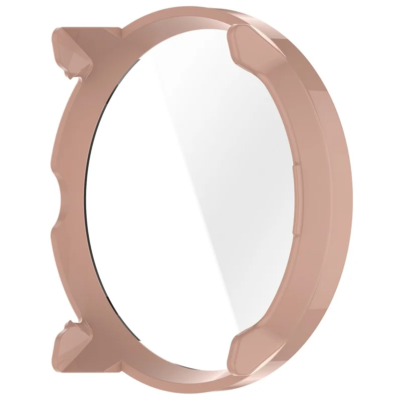 Für Suunto Run Uhr Gehäuse PC Rahmen mit Panzerglas Displayschutzfolie - Rosa