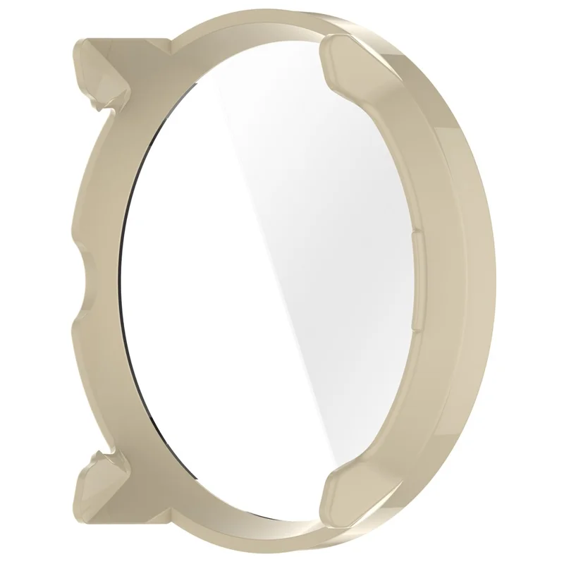 Funda para Reloj Deportivo Suunto con Marco de PC y Película de Vidrio Templado - Blanco Marfil