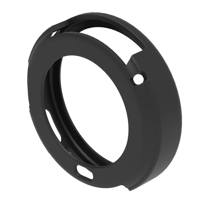 For Xiaomi Watch S4 41mm Watch Case Soft Silicone Hollow Watch Frame Cover - Black