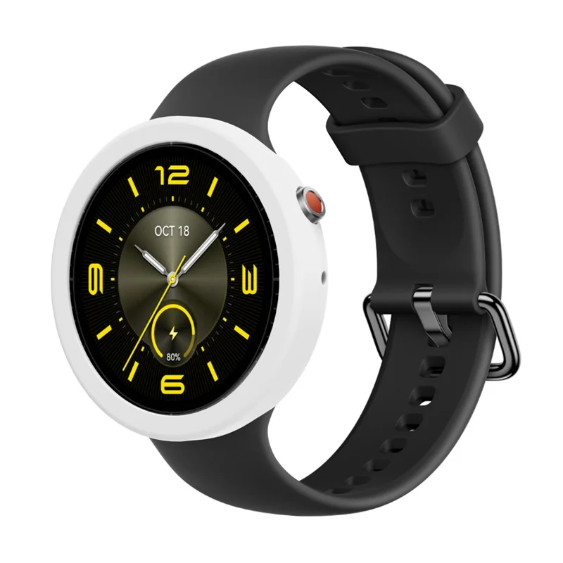 Funda Protectora para Honor Watch Fit Edición Elegante - Resistente a Golpes y Rayones, Silicona - Blanco