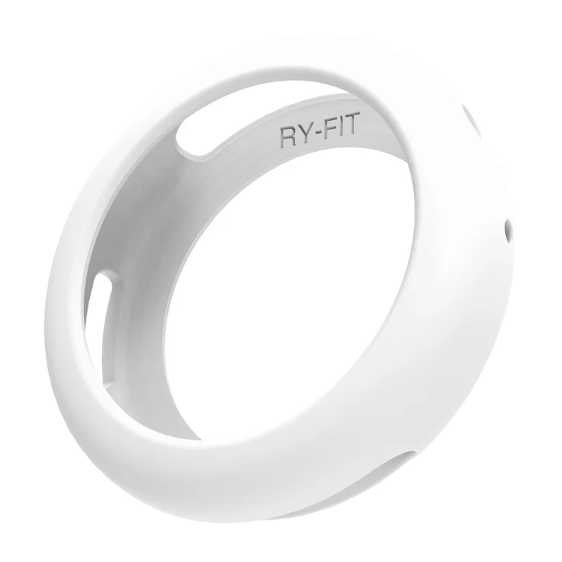 For Honor Watch Fit Vitality Edition Protective Case Shockproof Scratch Resistant Silicone Cover - White