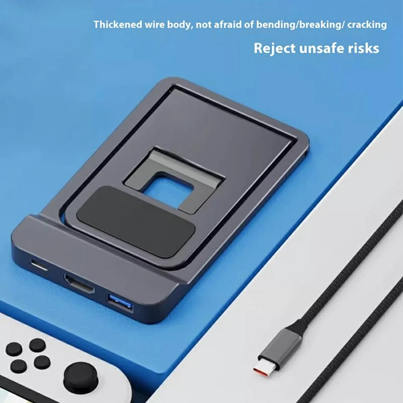 SW02 Pour Nintendo Switch 2 / Convertisseur vidéo HD pour Switch Support de charge Prise en charge de la sortie dynamique 4K 60Hz HDR VRR