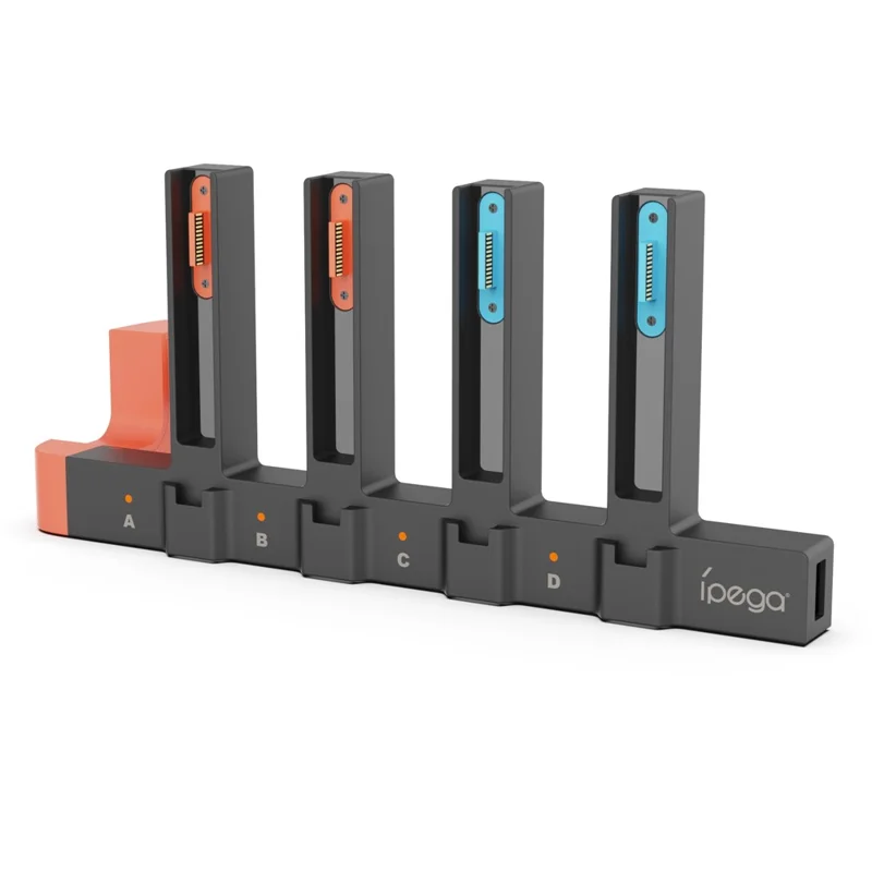 IPEGA PG-SW2186 Dock di ricarica Joy-Con per Nintendo Switch 2 / Switch / Switch OLED Caricabatterie 4 in 1 per Controller