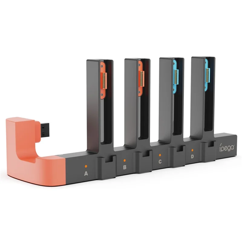 IPEGA PG-SW2186 Dock di ricarica Joy-Con per Nintendo Switch 2 / Switch / Switch OLED Caricabatterie 4 in 1 per Controller