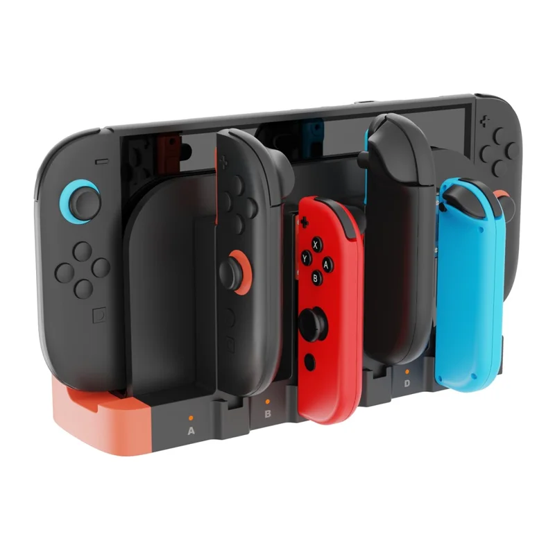 IPEGA PG-SW2186 Dock di ricarica Joy-Con per Nintendo Switch 2 / Switch / Switch OLED Caricabatterie 4 in 1 per Controller
