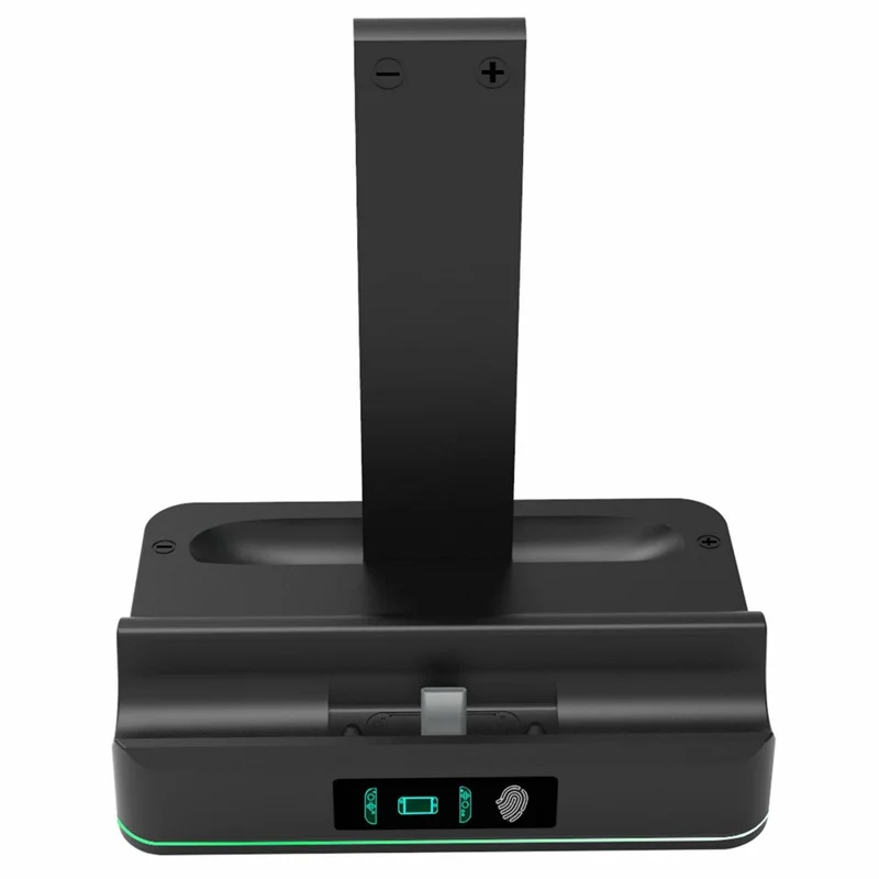 KJH KJH-NS2-029 For Nintendo Switch 2 Charging Dock Joy-Con Controllers Charging Station with RGB Light - Black
