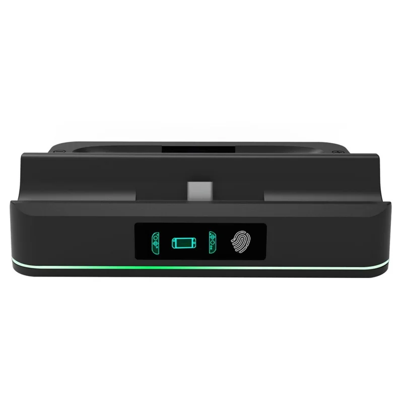KJH KJH-NS2-029 For Nintendo Switch 2 Charging Dock Joy-Con Controllers Charging Station with RGB Light - Black