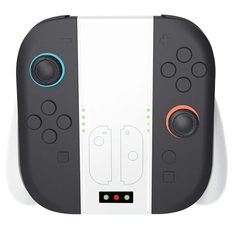 KJH KJH-NS2-031 For Nintendo Switch 2 Left and Right Joy-Con Charging Grip Handheld Controller Charger - White