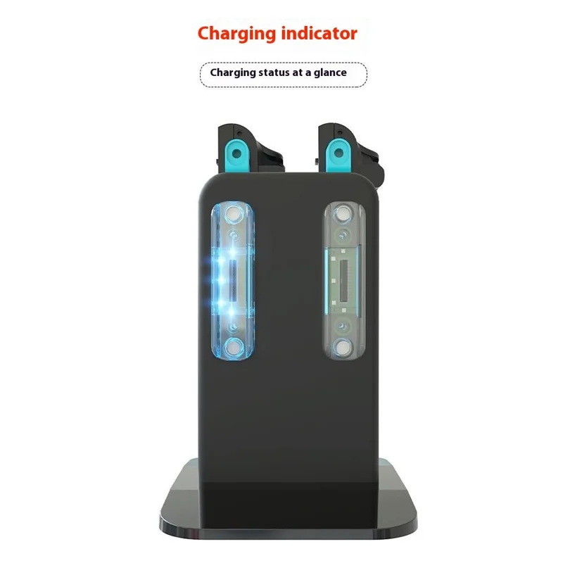HBP-2857 Para Nintendo Switch 2 Joy-Con 4 en 1 Estación de Carga Controlador Cargador con Indicador LED