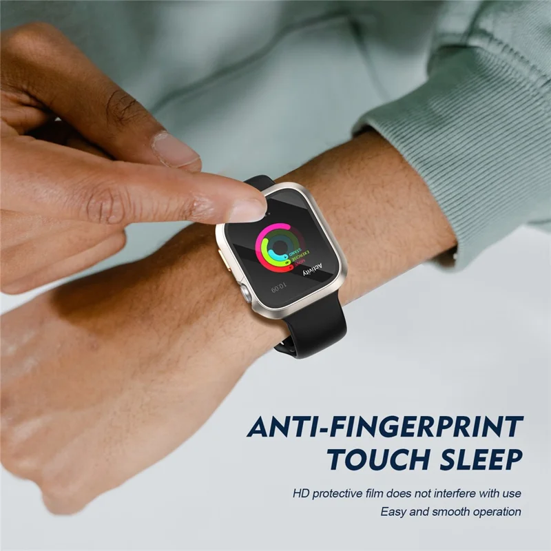 Funda de reloj de PC a prueba de golpes de 46 mm para Apple Watch Series 10 con botón texturizado 3D naranja - Starlight