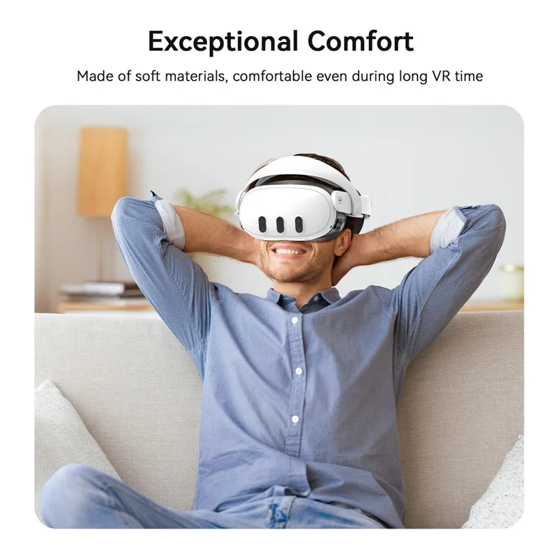 AMVR FC4 For Meta Quest 3 Face Cover Pad Facial Interface with Adjustable Knob