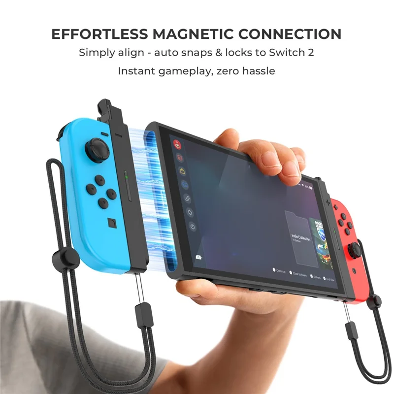 JYS-NS2327 Magnetic Joy-Con Adapter for Nintendo Switch 1 Joy-Con Controllers to Switch 2 Game Console