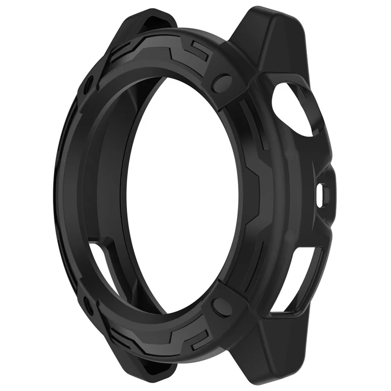 For Coros Nomad Watch Case Cover Hollow Shockproof TPU Bumper Frame Protector - Black