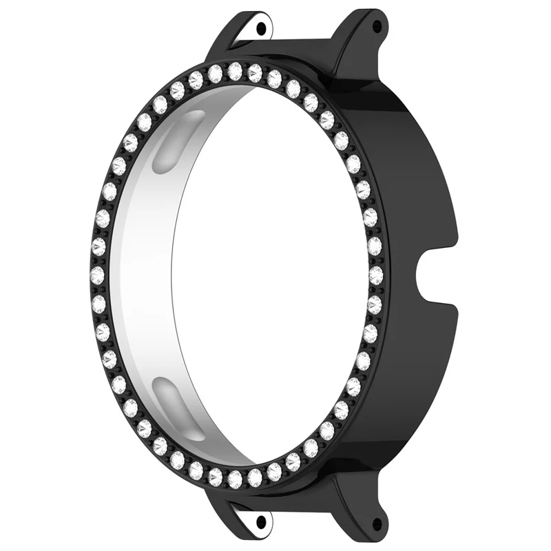 For Honor Choice SAGA Smart Watch 2 PC Case Rhinestone Decor Smartwatch Protective Cover - Black