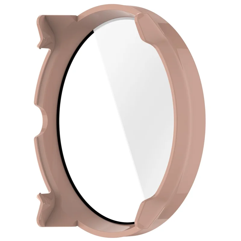 For Suunto Race 2 Hard PC Watch Case with Tempered Glass Screen Film - Pink