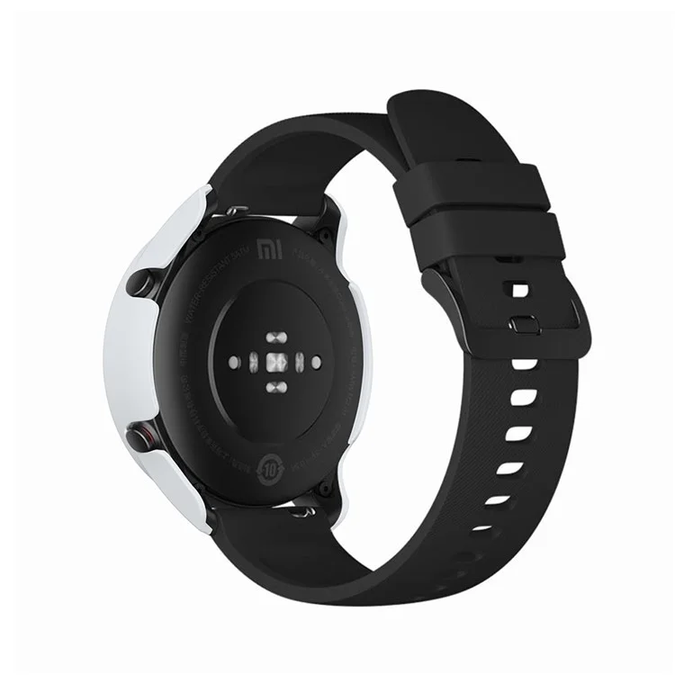 пк Smart Watch Protective Case Cover с Защитной Пленкой из Смягченного Стеклянного Экрана Для Xiaomi Mi Watch Color - Белый