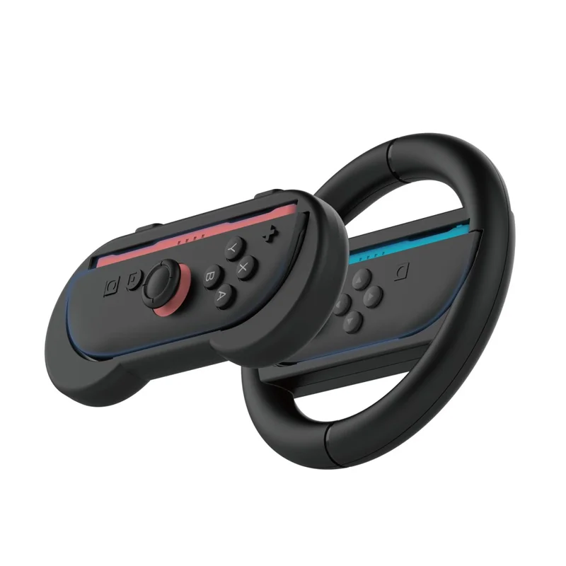 PGTECH GP-393 For Nintendo Switch 2 10 in 1 Controller Accessory Kit Joystick Caps Steering Wheel Grip Handle and Sticker Set