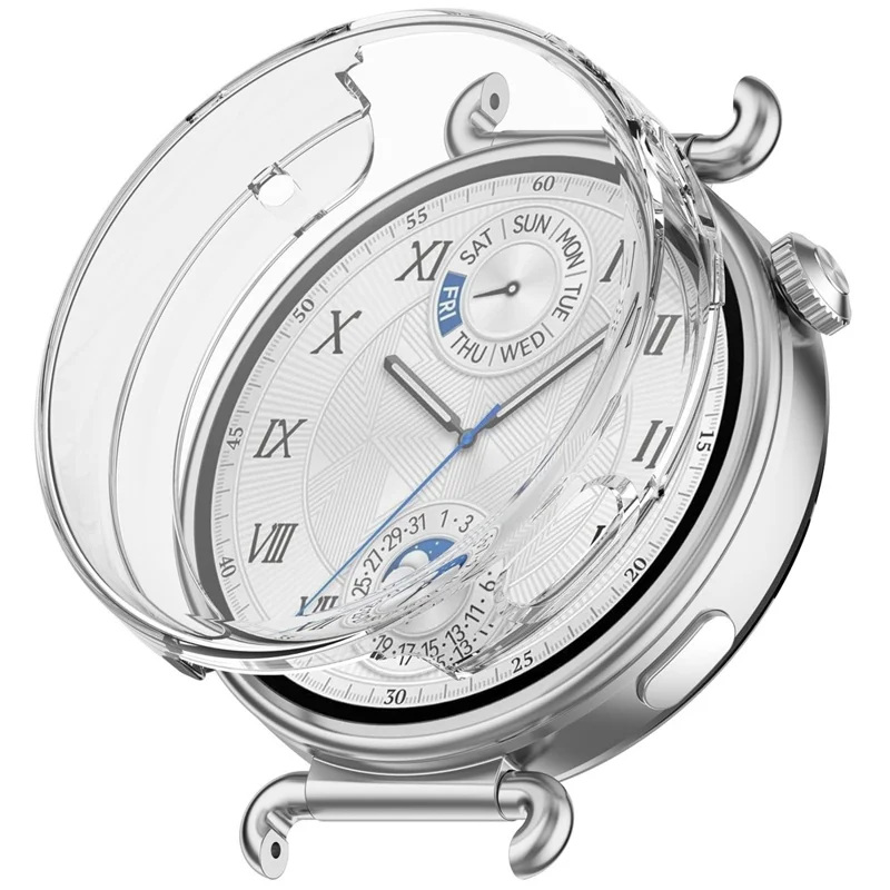 For Huawei Watch GT 6 41mm TPU Watch Protective Case Full Coverage Shockproof Watch Cover - Transparent