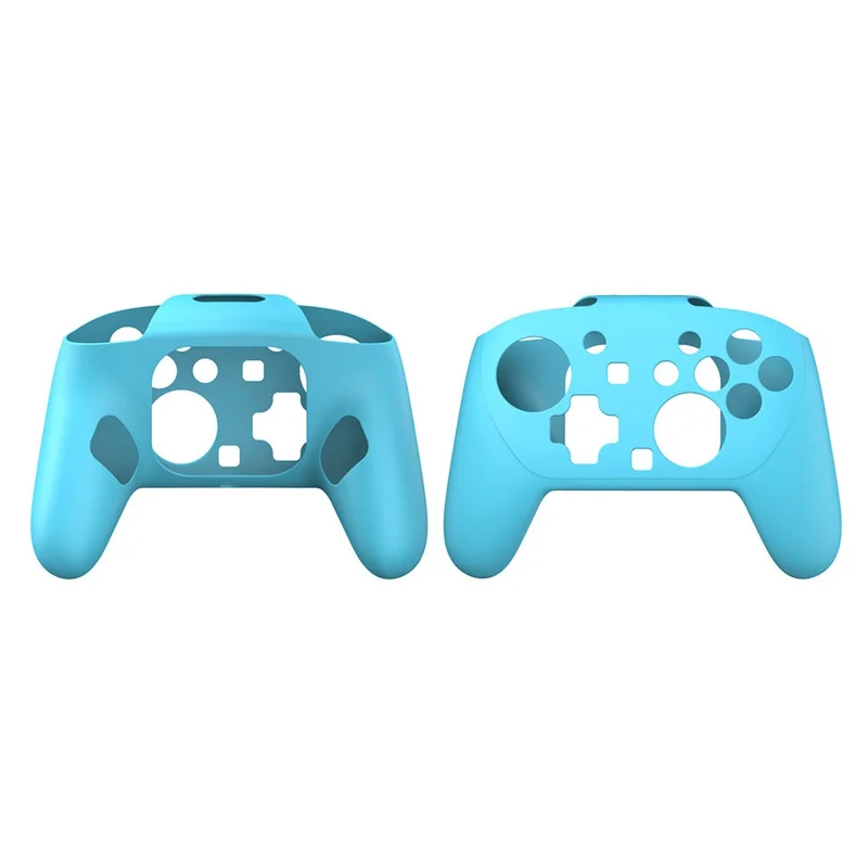 DOBE TNS-5178 For Nintendo Switch 2 Pro Game Controller Silicone Protective Case with Joystick Cap - Blue