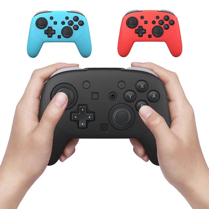 DOBE TNS-5178 For Nintendo Switch 2 Pro Game Controller Silicone Protective Case with Joystick Cap - Blue