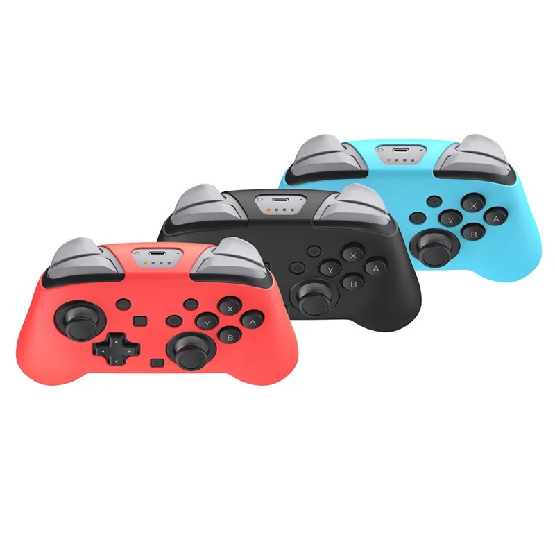DOBE TNS-5178 For Nintendo Switch 2 Pro Game Controller Silicone Protective Case with Joystick Cap - Blue