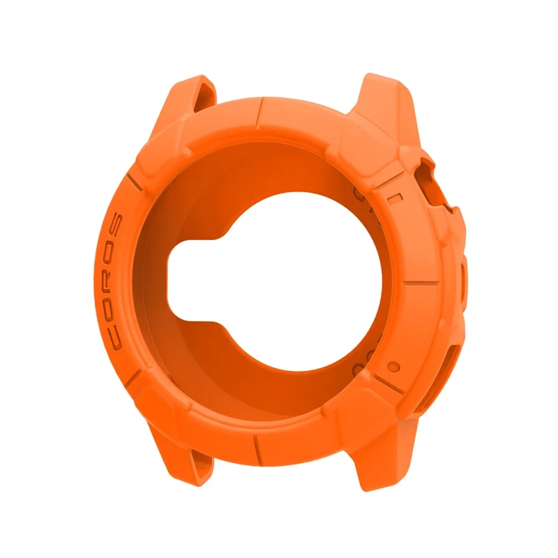 For Coros Nomad Protective Case Shockproof Scratch Resistant Silicone Cover - Orange